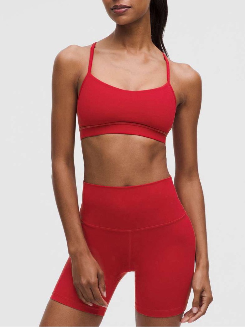 Lululemon Workout Set in Dark Red